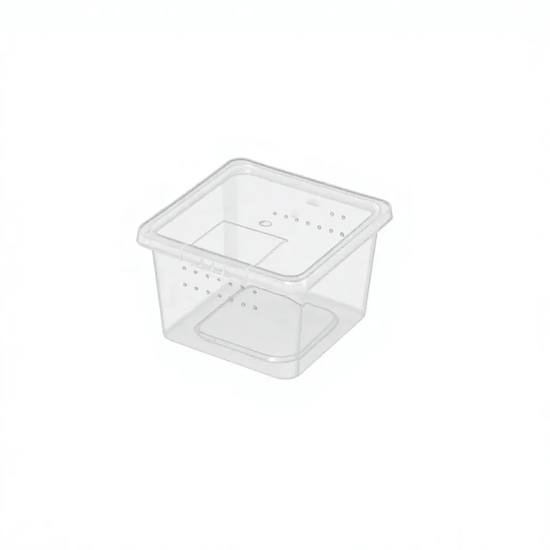 Reptile Breeding Box with Bathing Platform and Hiding Place Spider and Other Reptiles Multi functional Habitat Box