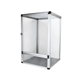 Reptile Breeding Cage for Chameleon Lizard Snake Aluminum Alloy Detachable Terrarium Ventilated Breathable
