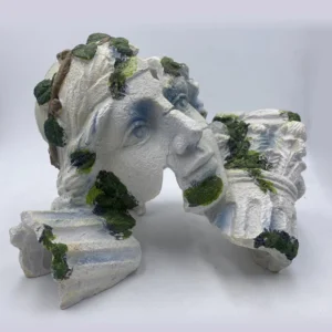 Reptile Cave Hideout Aquarium Decoration Eco Friendly Resin Mold Model for Fish Shrimp Lizards Betta Fish