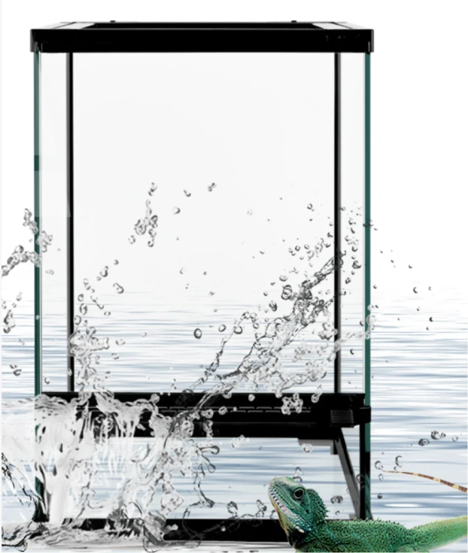 Reptile Glass Terrarium Cage for Chameleon Snake Amphibian Supplies