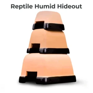 Reptile Humidification Cave with Basin for Lizard Geckos Clay Pottery Hideaway Amphibian Enclosure Accessories