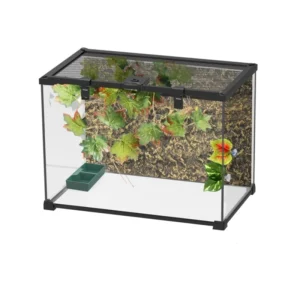 Reptile Plastic Feeding Box Vivarium Reptile Travel Habitat Aquarium Reptile Enclosure