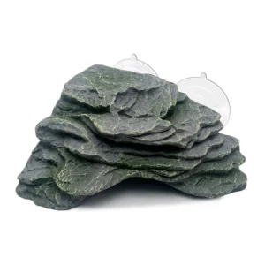 Reptile Supplies Reptile Hideout Shelter Resin Reptile Cave Decoration with Sucker for Turtle Lizard Snake Gecko