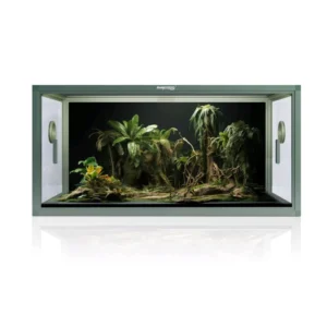 Reptile Tank Pet Breeding Box Terrarium for Lizards Turtles Geckos Aluminum Alloy Glass Rectangle Model 88965