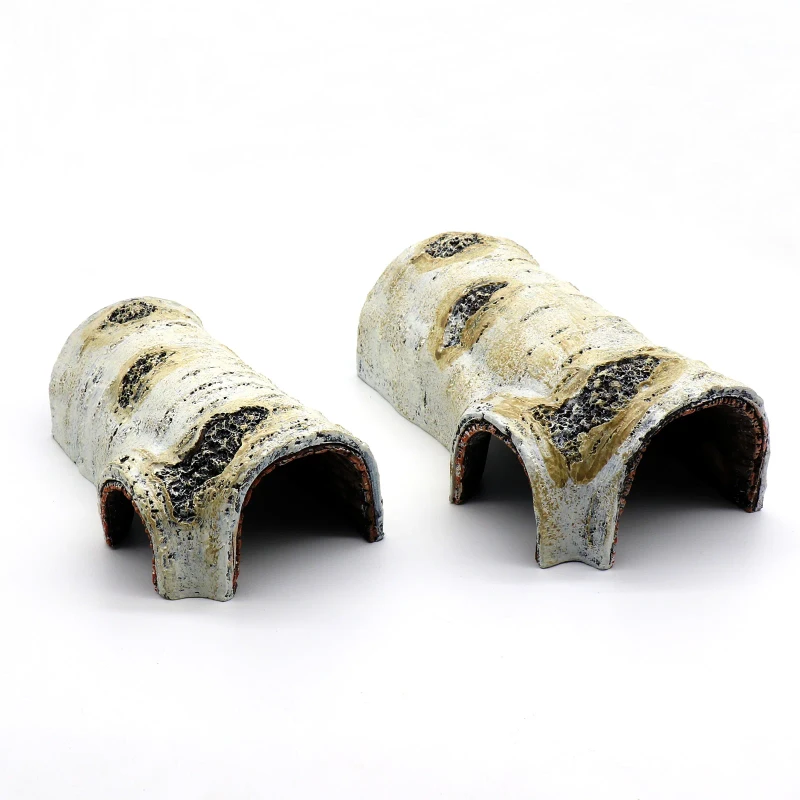 Reptile Terrarium Decoration Landscape Aquarium Ornament for Bearded Dragon Accessories Amphibians Small Animals Hide