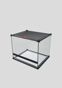 Reptile Terrarium Tank Escape Proof Locks Glass Reptile Enclosure for Reptiles Lizards Turtle