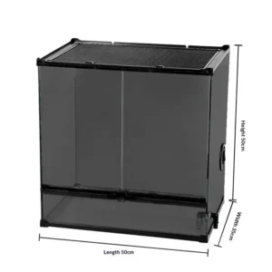 Reptile Terrariums Tropical Vertical Habitat Starter Kit for Small Tree Dwelling Reptiles Amphibians Like Geckos and Frogs
