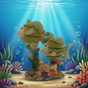 Resin Craft Marine Animal Figurine Tropical Fish Statues Ornament Fish Tank Decor Aquarium Decor