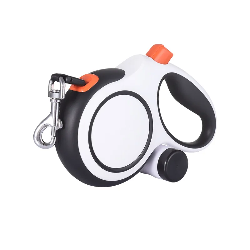 Retractable Dog Lead 5M Strong Rope Reflective Safety Pet Leash One Handed Operation for Daily Walking Training