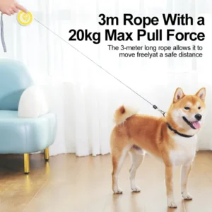 Retractable Dog Leash with DIY Handle Automatic Self Locking Walking Rope for Small to Medium Dogs Pet Training Strap