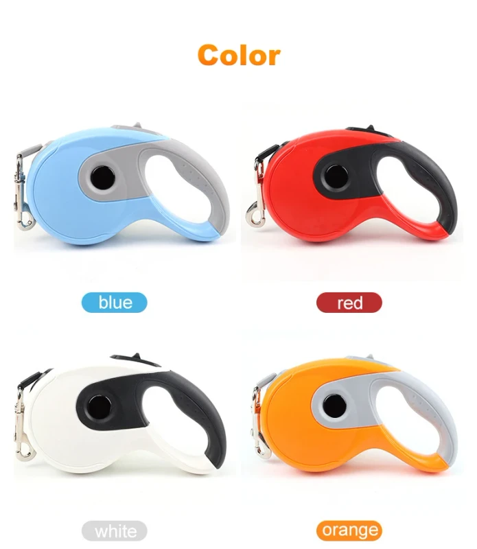 Retractable Pet Collars Leashes Outdoor Tactical Dog Nylon Plastic Automatic Dog Leash