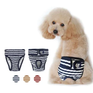 Reusable Dog Nappies Pet Washable Diapers Soft Cotton Material Dog Belly Band Pants for Pets Dogs