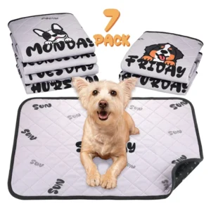 Reusable Fast Super Absorbing Non slip Dog Pee Pad Machine Washable Pet Diaper Pads