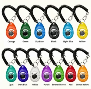 Reusable High Quality Pet Dog Training Clicker ABS CanTrain Multiple Behaviors Portable Dog Trainer