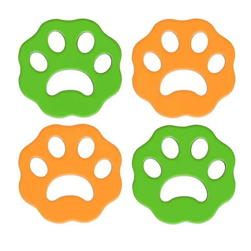 Reusable Pet Hair Dryer Ball & Laundry Lint Remover Silicone Fuzz Shaver with Plastic Material for Home Pet Hair Removal