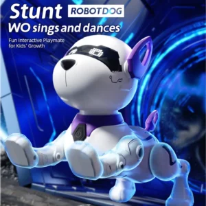 Robot Dog Toy STEM Programming Robot Dog Touch Sensitive Robotic Puppy Electronic Smart Dog with Voice Control Coding Custom