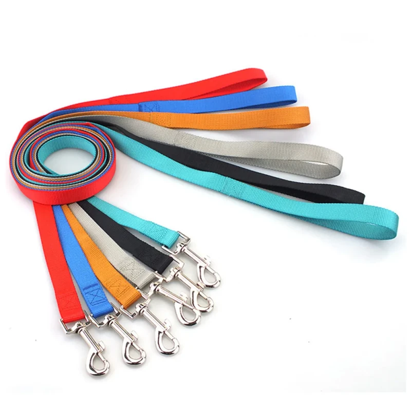 Rope Dog Leashes Nylon Leash for Dog Custom Logo Pet Training Lead Leash