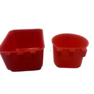 Round Bird Feeder for Chickens Ducks Geese Pigeons Birds Poultry Cage Breeding Hanging Feeding Bowls