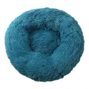 Round Cat Beds House Soft Long Plush Pet Cat Dog Bed Basket Pet Product Cushion Cat Mat Animal Sleeping Sofa Pet Beds