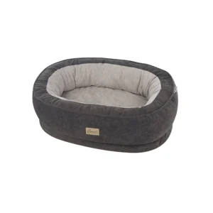 Round Orthopedic Dog Bed Water Resistant Soft Fabric Removable Cover