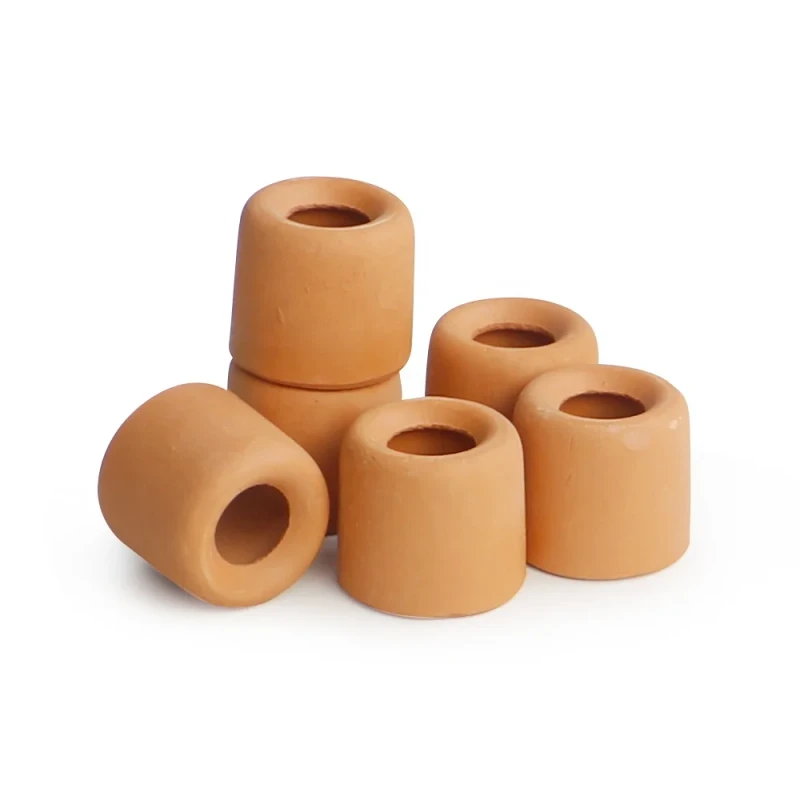 Round Terracotta Fish Hiding Cave for Aquarium Decor for Shrimp Breeding for Home Fish Tank Accessories