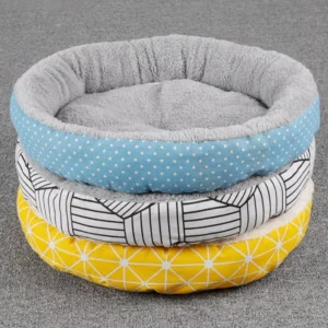 Round Warm and Moisture proof Cat Nest House Dog Bed Pet Bed Cat Mat Pet Cushion