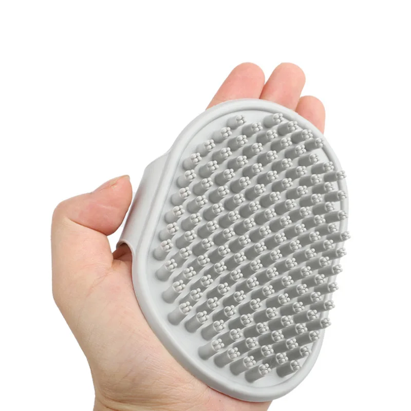Rubber Pet Shower Massage Brush Cat Dog Grooming Bath Brush Dog Bath Massage Brush Cat Gloves Hair Removal Brush