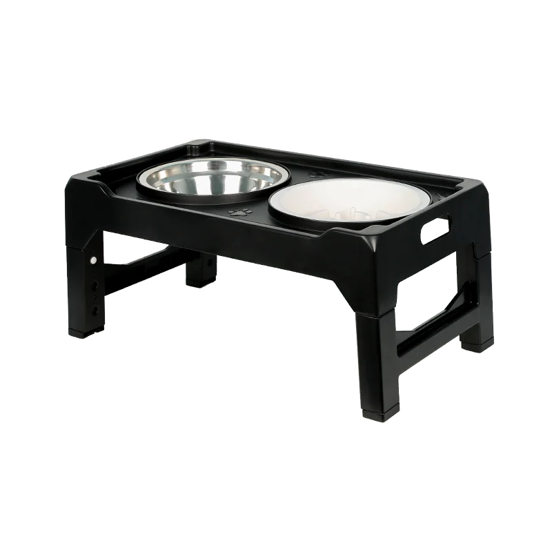 Rust Adjustable Stainless Steel Pet Bowl Portable Dog Feeder Bowl at Inexpensive Price