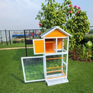 SDB012 Wooden Bird Cage Bird Supplies for Parrot Breeding Box Packed