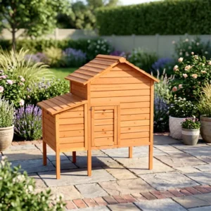 SDC005 Eco Friendly Wooden Printed Chicken Coop Pet House for Laying Hens All Seasons Small Animal Pet Furniture