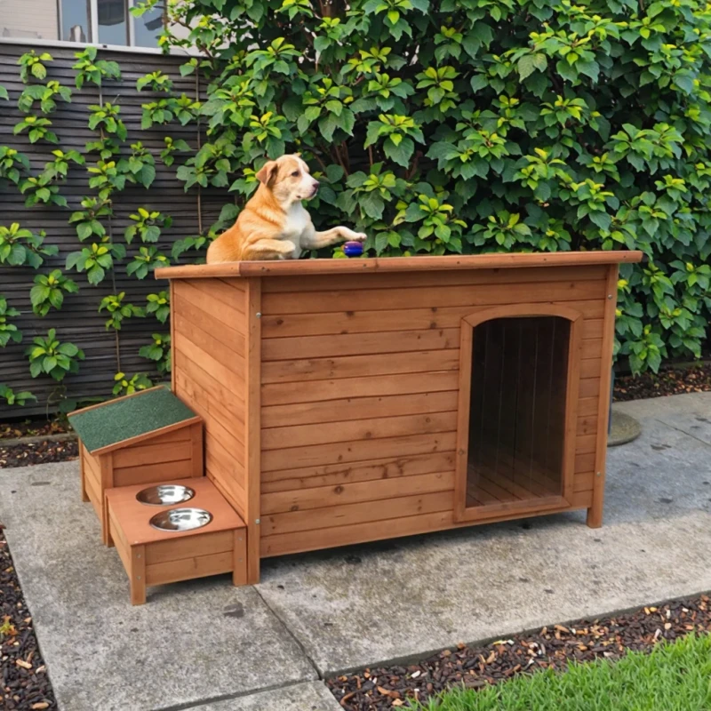 SDD0603 Luxury Modern Designer Dog Kennel Solid Animal Print Wooden Pet House Elegant and Cage Furniture for Living