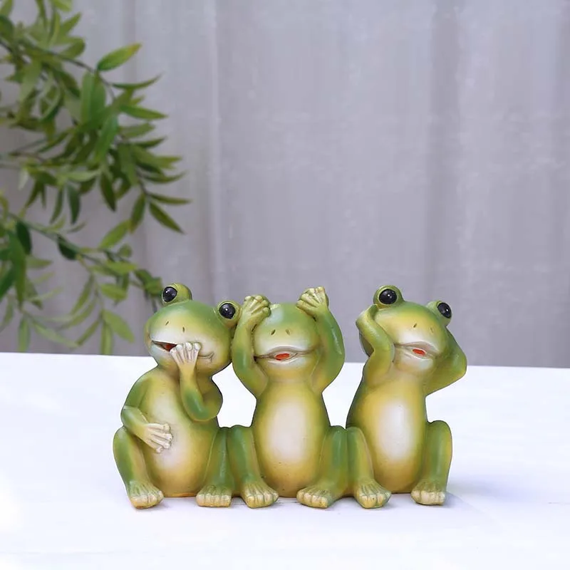 SWAITE Resin Frog Hanging Ornament Aquarium Garden Art Decoration Fashion Theme