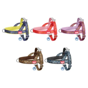 Saddle Shaped Solid Nylon Dog Leash with Explosion Proof Design Durable Pet Accessory