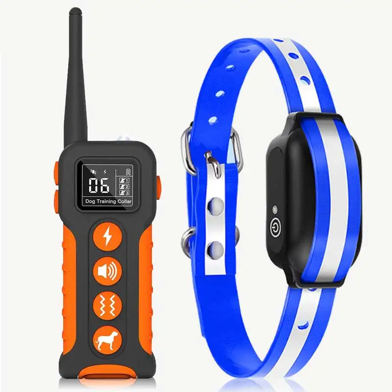 Safe Long Range Control Bark Electric Shock Anti Bark Dog Training Collar with Remote Control