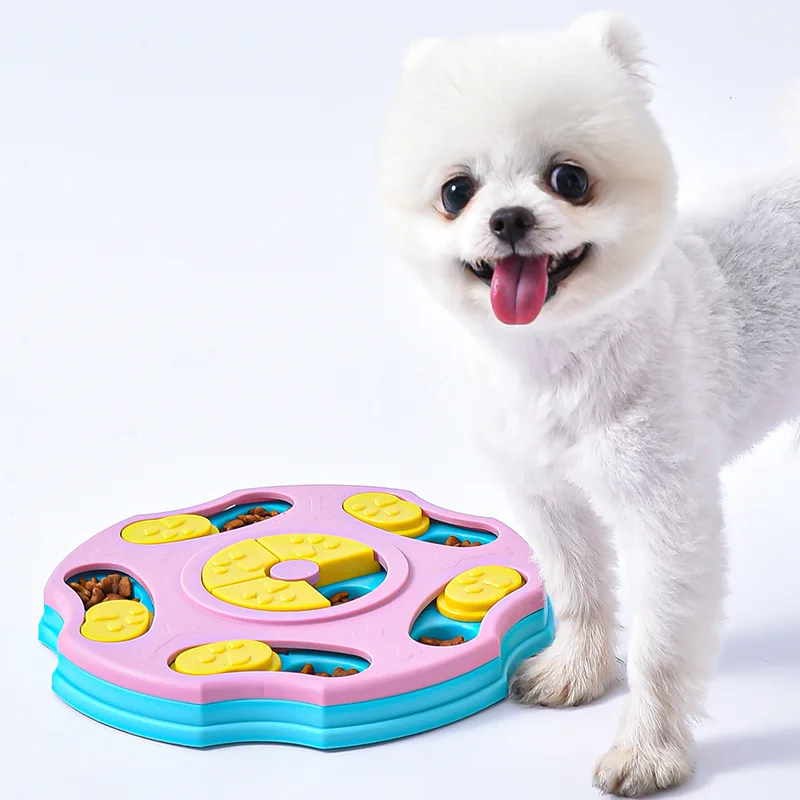 Safe Non toxic Material Healthy Digestion Pet Feeding Bowl Anti Choking Training Bowl
