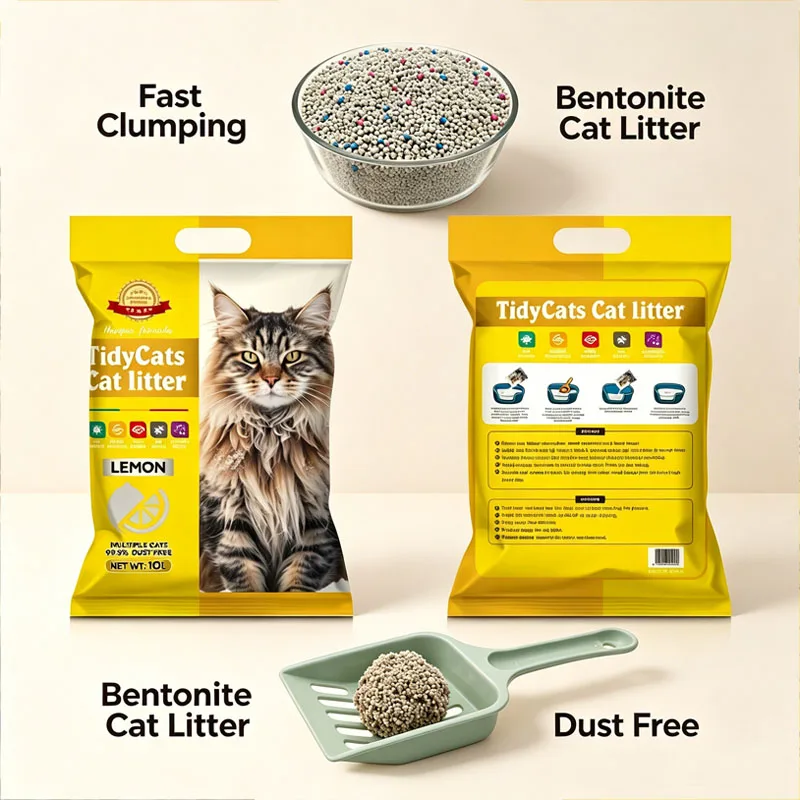 Sand Cat Factory Odor Control Lavender 99% Dust Free Highly Adsorbent Bentonite Cat Litter