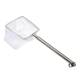 Scalable 3D Aquarium Small Fish Shrimp Net Square Stainless Steel Mini Fish Tank Net Cleaning Tool Accessories