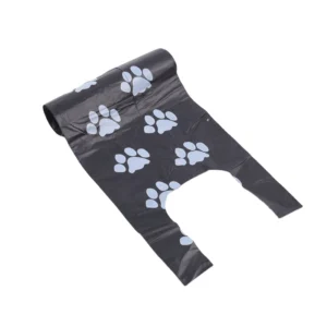 Scented Small Pet Poop Bags Degradable Dog Waste Disposal with Drawstring Design