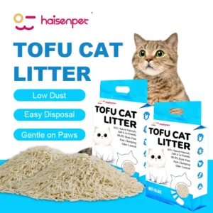 Scented Tofu Cat Litter Low MOQ Factory Price Custom Fragrance Milk Coffee Lavender Scented Cat Litter