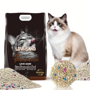 Scoopable Non Stick Bentonite Cat Litter Hard Clumps Low Dust Odor Free