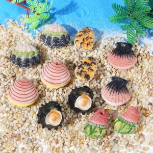 Sea Shell Conch Aquarium Fish Tank Resin Ornaments