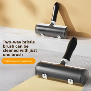 Self Cleaning Detachable Pet Roller Brush Soft Grooming Tool Dog Hair Removal Durable Eco Friendly Plastic