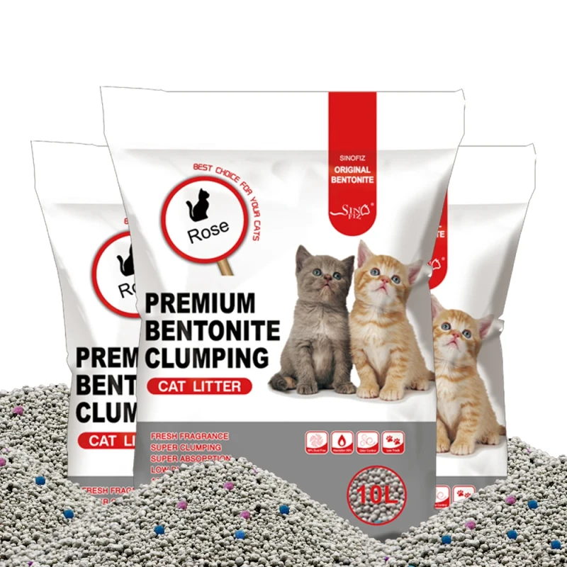 Sell Best New Product Cat Litter Bulk Buy Supplies Rose Scent Bentonite Cat Litter