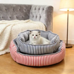 Semi Enclosed Pet Mats Detachable Round Dog Bed Suitable for All Seasons