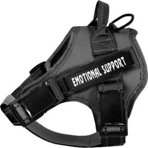 Service Dog Harness Emotional Support Pet Vest Harness Reflective Breathable and Adjustable No Pull ESA Dog Harness