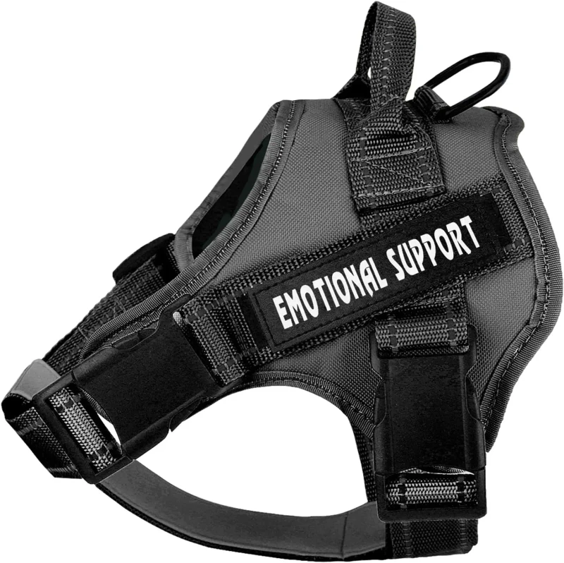 Service Dog Harness Emotional Support Pet Vest Harness Reflective Breathable and Adjustable No Pull ESA Dog Harness