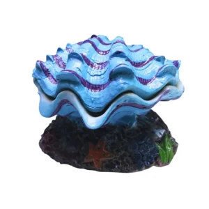 Shell Coral Ornament Fish Tank Landscaping Decoration Aquarium Ornaments Mermaid Conch Bubble Scenery Non Toxic Resin