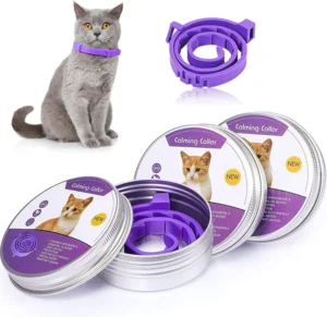 Silicone Adjustable Waterproof Pet Pheromone Calming Collars for Cats Outdoor Activities Calm Dog Collar