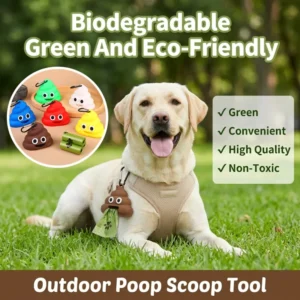 Silicone Dog Poop Bag Holder Carabiner Washable Portable Waste Bag Dispenser Fits Standard Pet Waste Bags Eco Friendly Durable