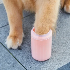 Silicone Mold Factory Detachable Portable Pet Dog Foot Washing Cup Pet Dog Paw Cleaner Cup